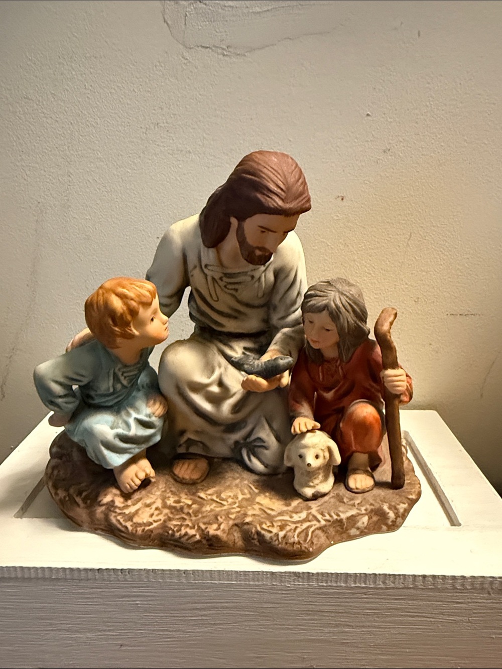 Vintage “The Fisherman” Masterpiece Porcelain  1983  5.5 Inches Tall Read